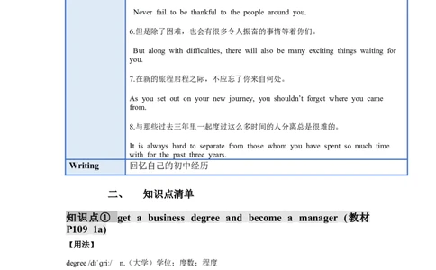 Unit14(单元知识清单)SectionB(基础+知识点+作文)-九年级英语全册同步备课系列（人教新目标GoForIt!）_最新人教版英语九年级全册_新更新初中英语9全_10知识点