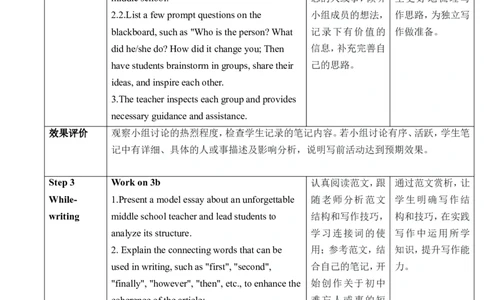 Unit14IremembermeetingallofyouinGrade7SectionB3a～SelfCheck教学设计_最新人教版英语九年级全册_新更新初中英语9全_新修订版英语9全一册教案课件-新修订版，第二单元有改动