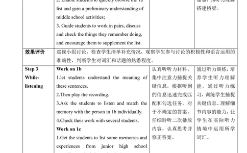 Unit14IremembermeetingallofyouinGrade7SectionA1a-2d教学设计_最新人教版英语九年级全册_新更新初中英语9全_新修订版英语9全一册教案课件-新修订版，第二单元有改动