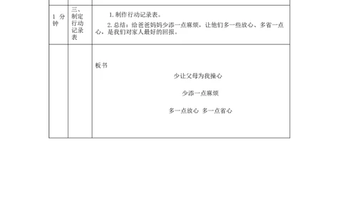 1012四年级道德与法治(统编版)少让父母为我操心(第二课时)-1教学设计_A493小学道法_人教版小学道德与法治教学资源包_小学道法单独教案方便下载（1-6上下册）（2024秋旧版）