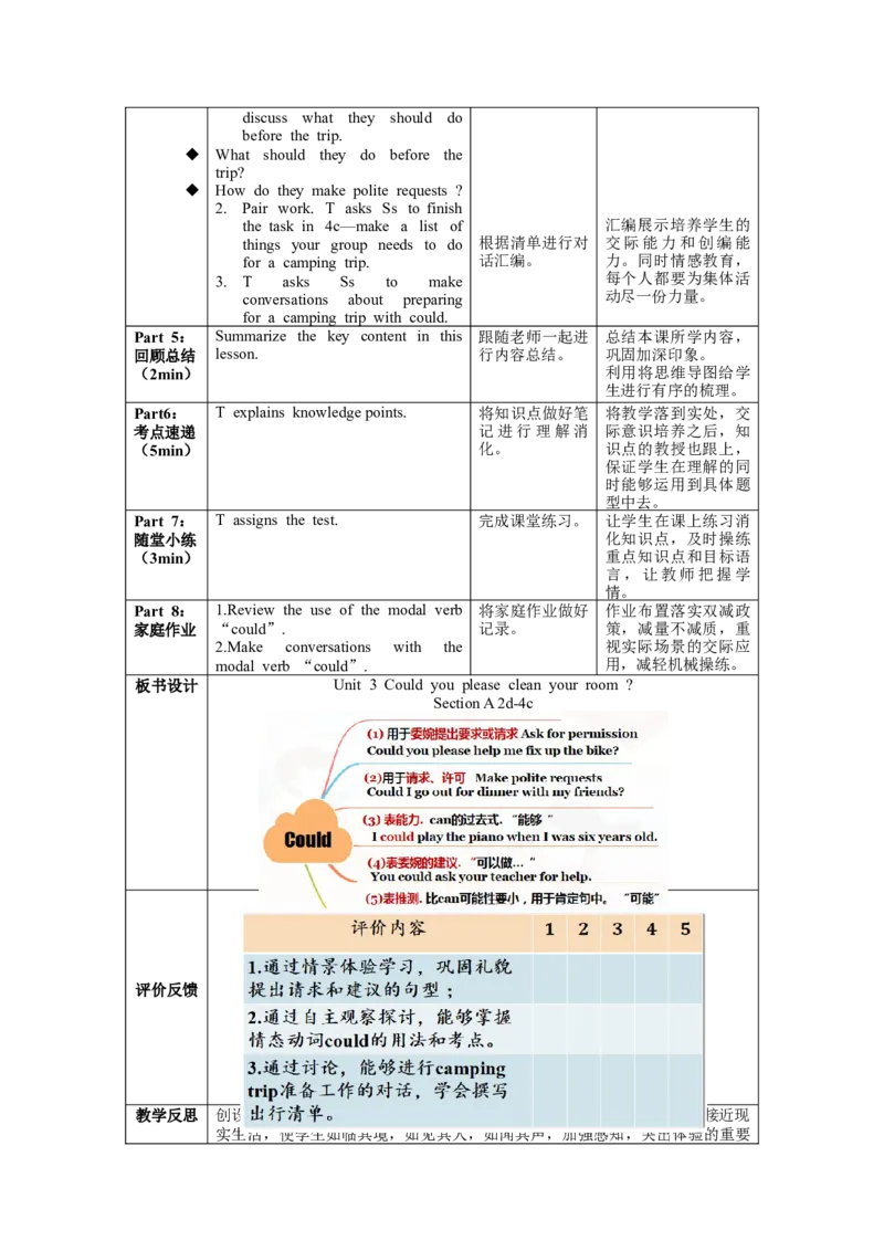 Unit3第3课时SectionA(2d&GF-4c)(教学设计)-（人教版）_最新人教版英语八年级下册_旧版（有参考价值）_版本二_八年级英语下册（人教版）_教学设计