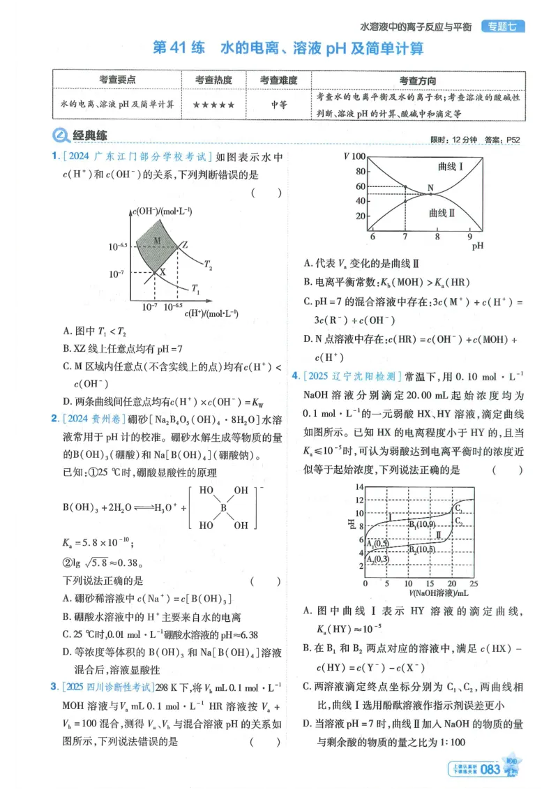 1小题狂练册新高考&middot;化学_高中三年全科资料_高中_2026版天星教育金考卷《小题狂练》9科全套_2026版金考卷小题狂练化学（新高考）