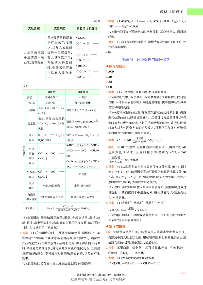 2.新人教版高中化学必修第2册教材习题答案_高中三年全科资料_高中各科课本电子教材_05高中化学课本_人教版-化学课本_2新人教版高中化学必修二
