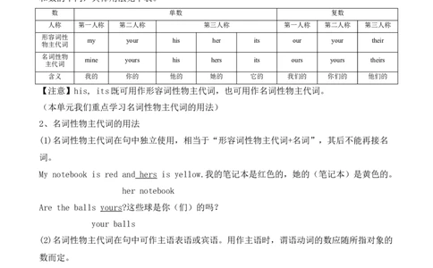 Unit3KeepFit.（语法讲解及专练）（解析版）_最新人教版英语七年级下册_七下英语2025版_20.语法讲解+专练