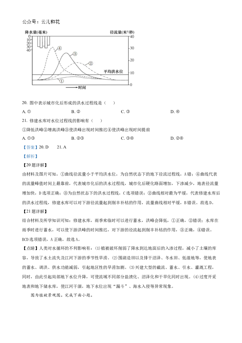 江苏省连云港市东海县2024-2025学年高一上学期期中考试地理试题Word版含解析_2024年12月试卷_1203江苏省连云港市东海县2024-2025学年高一上学期期中考试