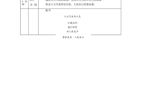 1119六年级道德与法治(统编版)人大代表为人民(第二课时)-1教学设计_A493小学道法_人教版小学道德与法治教学资源包_小学道法单独教案方便下载（1-6上下册）（2024秋旧版）