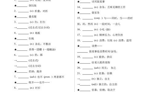 Unit3单元重点单词词组短语语法句型精练-（人教版）_最新人教版英语八年级下册_旧版（有参考价值）_版本二_八年级英语下册（人教版）_单元重难点易错题精练-U216