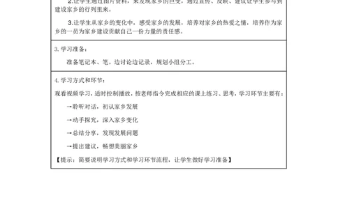 15家乡的喜与忧_第一课时_学习任务单_A493小学道法_人教版小学道德与法治教学资源包_小学道法（智慧教育课件与教案）_1-6下册（道德与法治智慧教育课件）_小学道法4年级下册