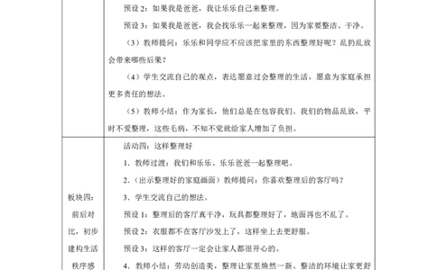 11第11课让我自己来整理_第11课让我自己来整理（第1课时）_教学设计1_A493小学道法_人教版小学道德与法治教学资源包_小学道法（智慧教育课件与教案）_小学道法1年级下册_2025春