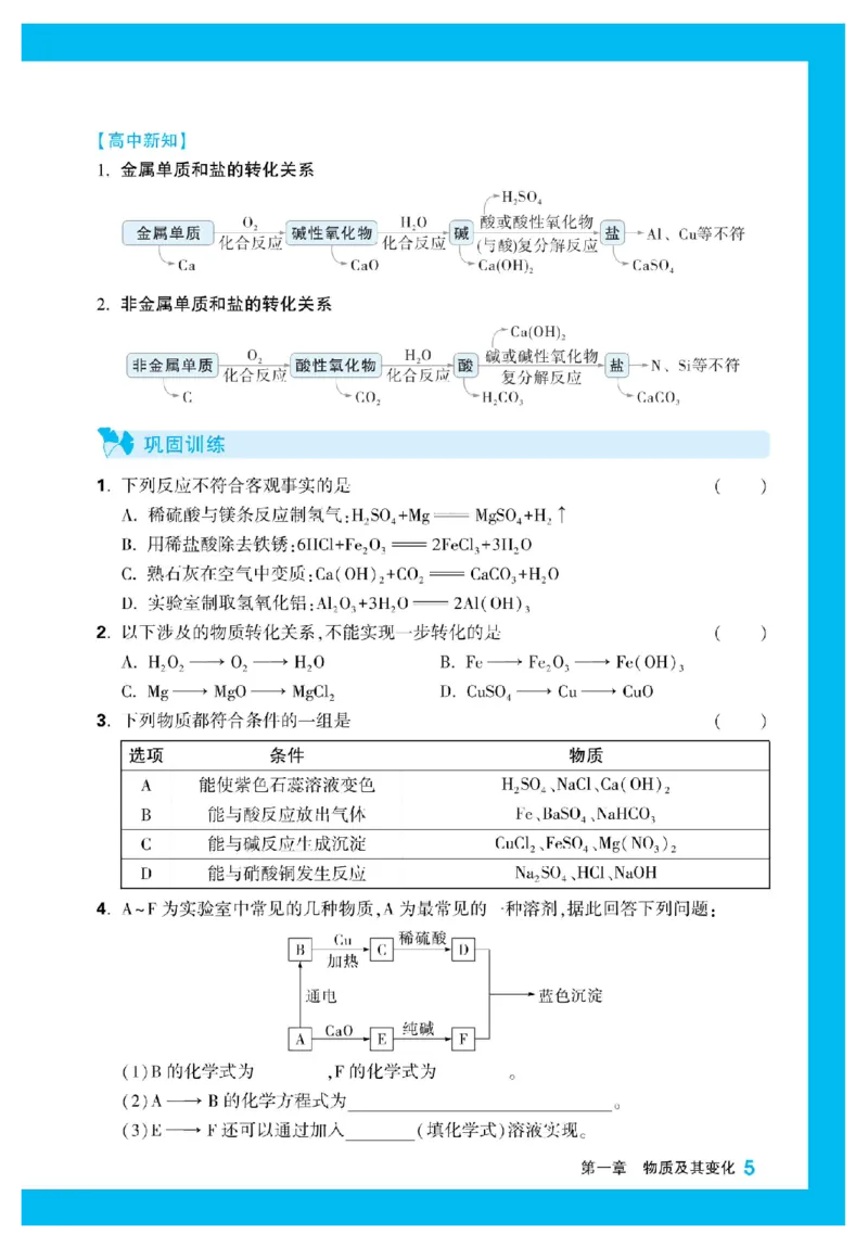 2025秋TY高考&bull;初高衔接&bull;化学_高中三年全科资料_高中_2025秋高中《腾远初高衔接》语数英物化