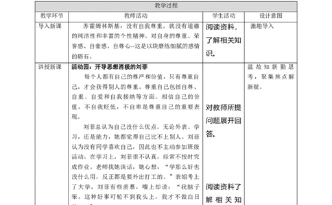 1.学会尊重（第二课时）教案-六年级下册道德与法治_A493小学道法_26新六年级道法下册（统编版）_教学教案_教案四（配套课件四）