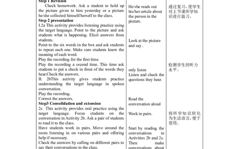 Unit4Iusedtobeafraidofthedark表格式教案2_最新人教版英语九年级全册_新更新初中英语9全_05教案（多套）_分课时教案2_unit4