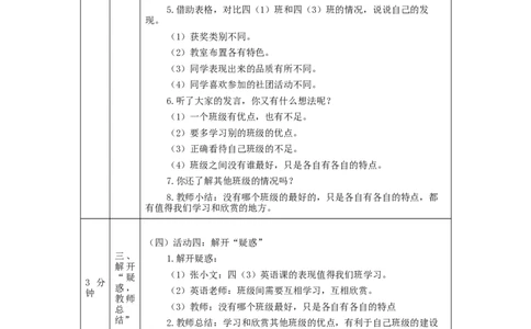 0921四年级道德与法治(统编版)我们班+他们班(第一课时)-1教学设计_A493小学道法_人教版小学道德与法治教学资源包_小学道法单独教案方便下载（1-6上下册）（2024秋旧版）