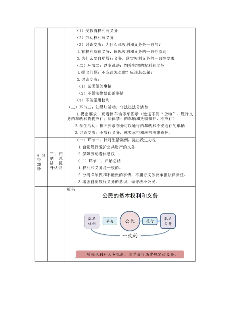 1029六年级道德与法治(统编版)公民的基本权利和义务(第三课时)-1教学设计_A493小学道法_人教版小学道德与法治教学资源包_小学道法单独教案方便下载（1-6上下册）（2024秋旧版）