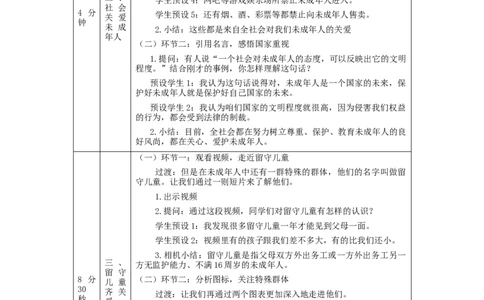1207六年级道德与法治(统编版)我们受特殊保护（第三课时）-1教学设计_A493小学道法_人教版小学道德与法治教学资源包_小学道法（智慧教育课件与教案）_教学设计