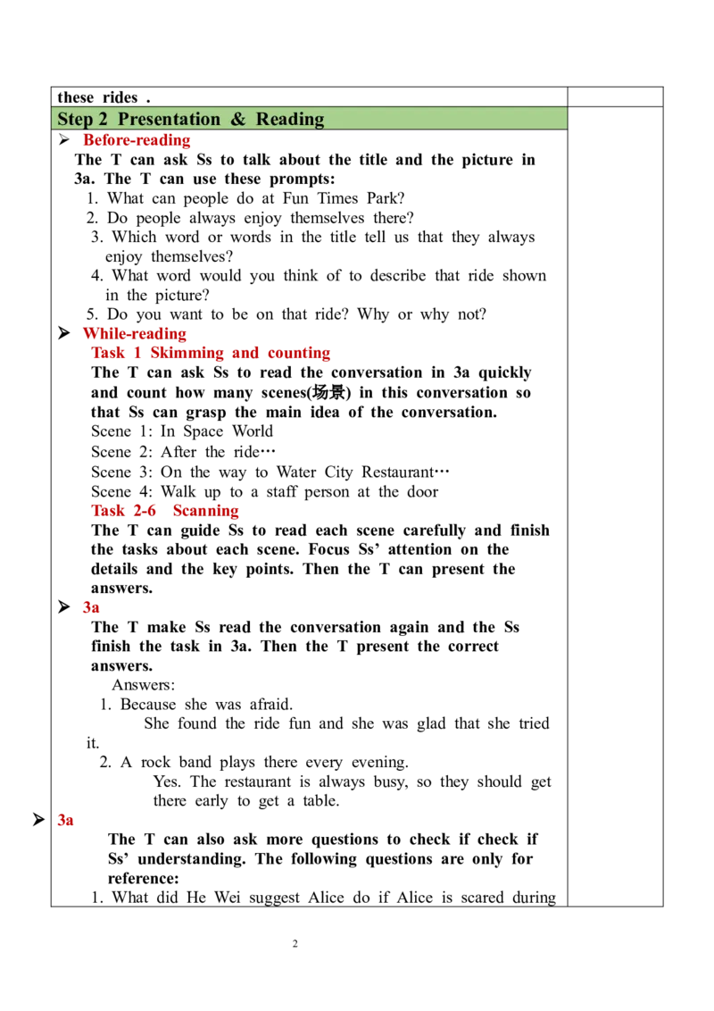Unit3SectionA（3a-3b）教案_最新人教版英语九年级全册_新更新初中英语9全_05教案（多套）_分课时教案全英_Unit3