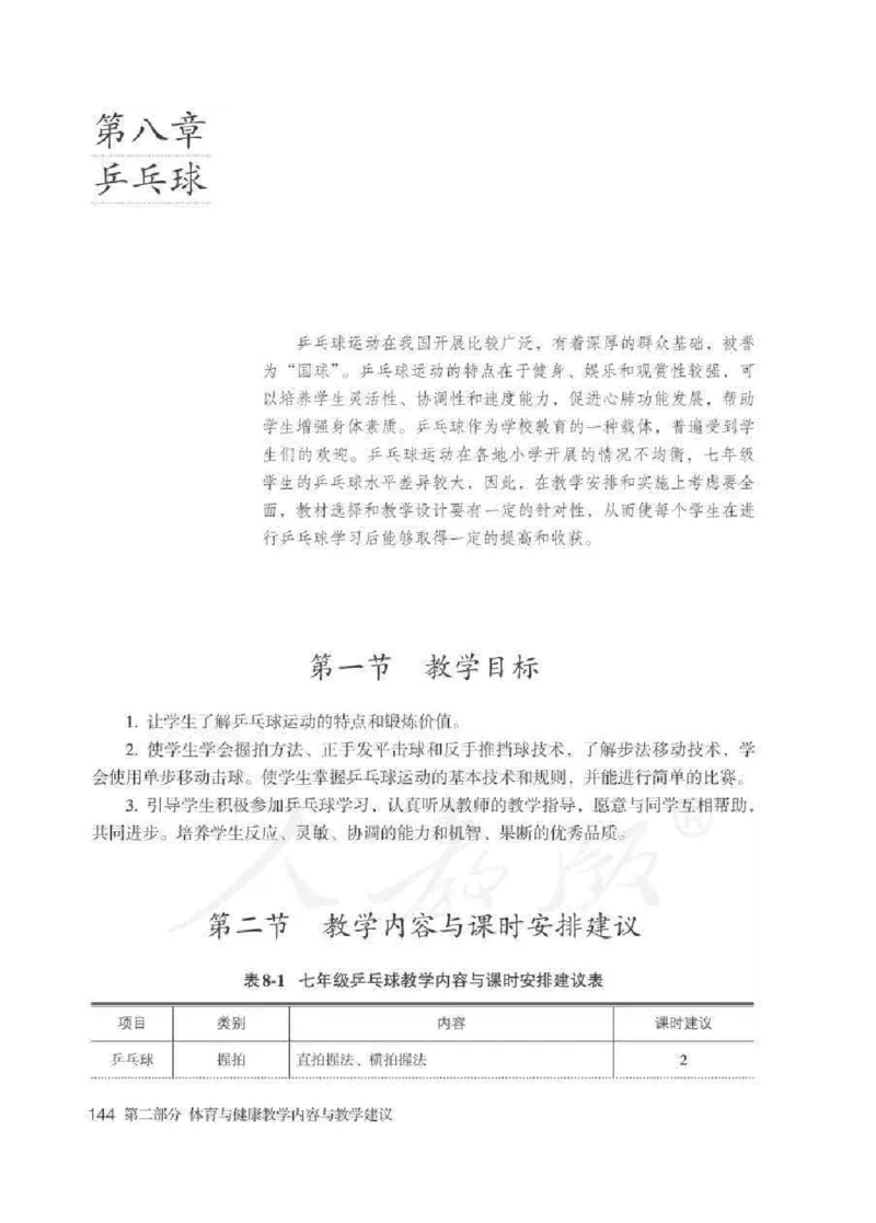 体育与健康七年级全一册教师用书_电子课本_初中教学用书_人教版