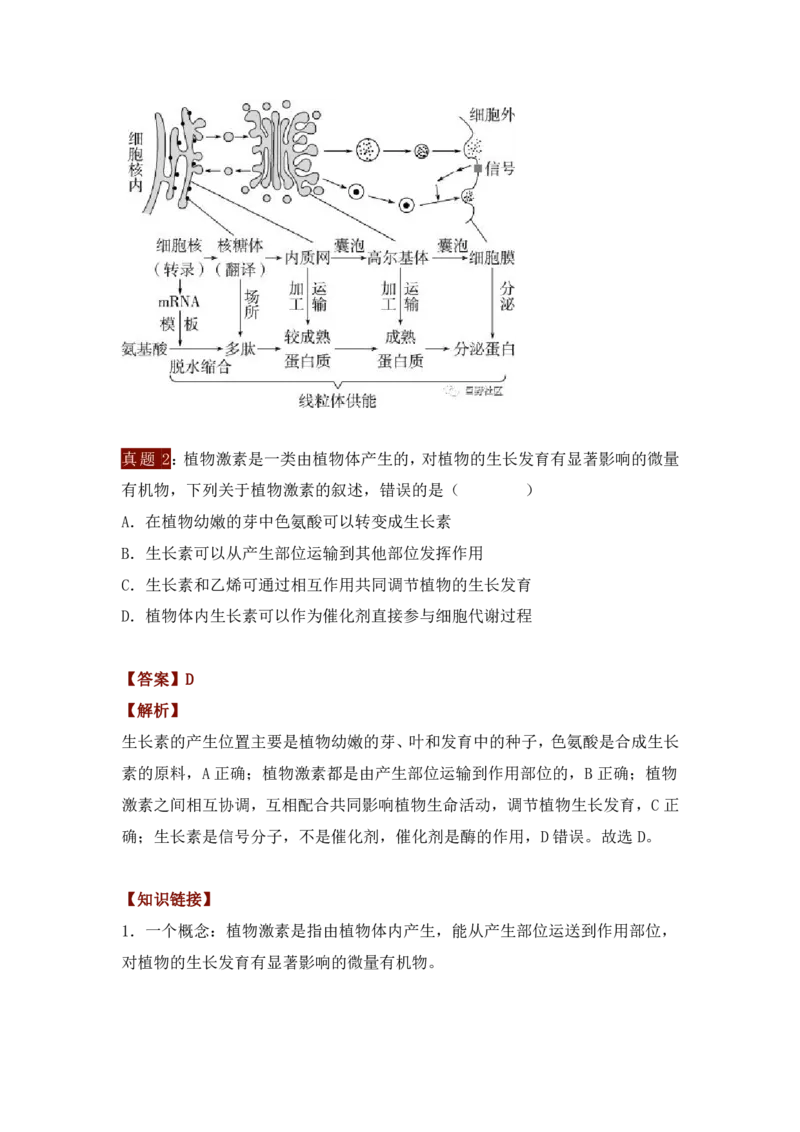 2023高考生物试题与教材知识对照_高中三年全科资料_高中_1高中基础资料包_A-高中必背9科知识点_生物