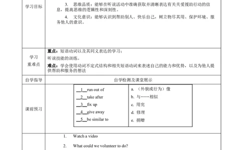 Unit2第4课时SectionB(1a-1e)(导学案)-（人教版）_最新人教版英语八年级下册_旧版（有参考价值）_版本二_八年级英语下册（人教版）_导学案