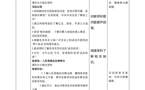 10夺取抗日战争和人民解放战争的胜利（第四课时）教案-五年级下册道德与法治_A493小学道法_26新五年级道法下册（统编版）_教学教案_教案三（配套课件三）