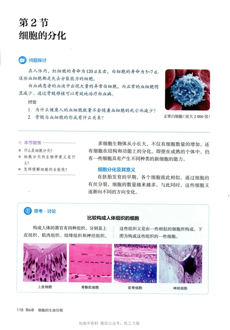 1新人教版高中生物必修1《分子与细胞》_高中三年全科资料_高中各科课本电子教材_06高中生物课本_人教版-生物课本