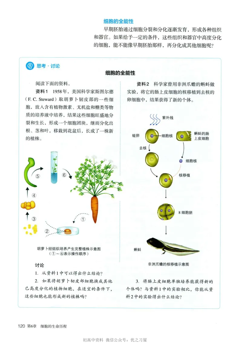 1新人教版高中生物必修1《分子与细胞》_高中三年全科资料_高中各科课本电子教材_06高中生物课本_人教版-生物课本