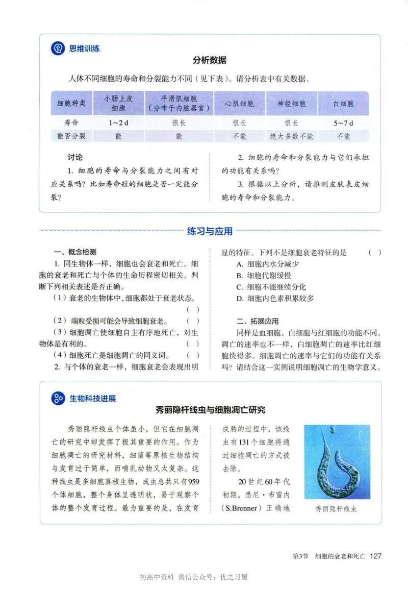 1新人教版高中生物必修1《分子与细胞》_高中三年全科资料_高中各科课本电子教材_06高中生物课本_人教版-生物课本