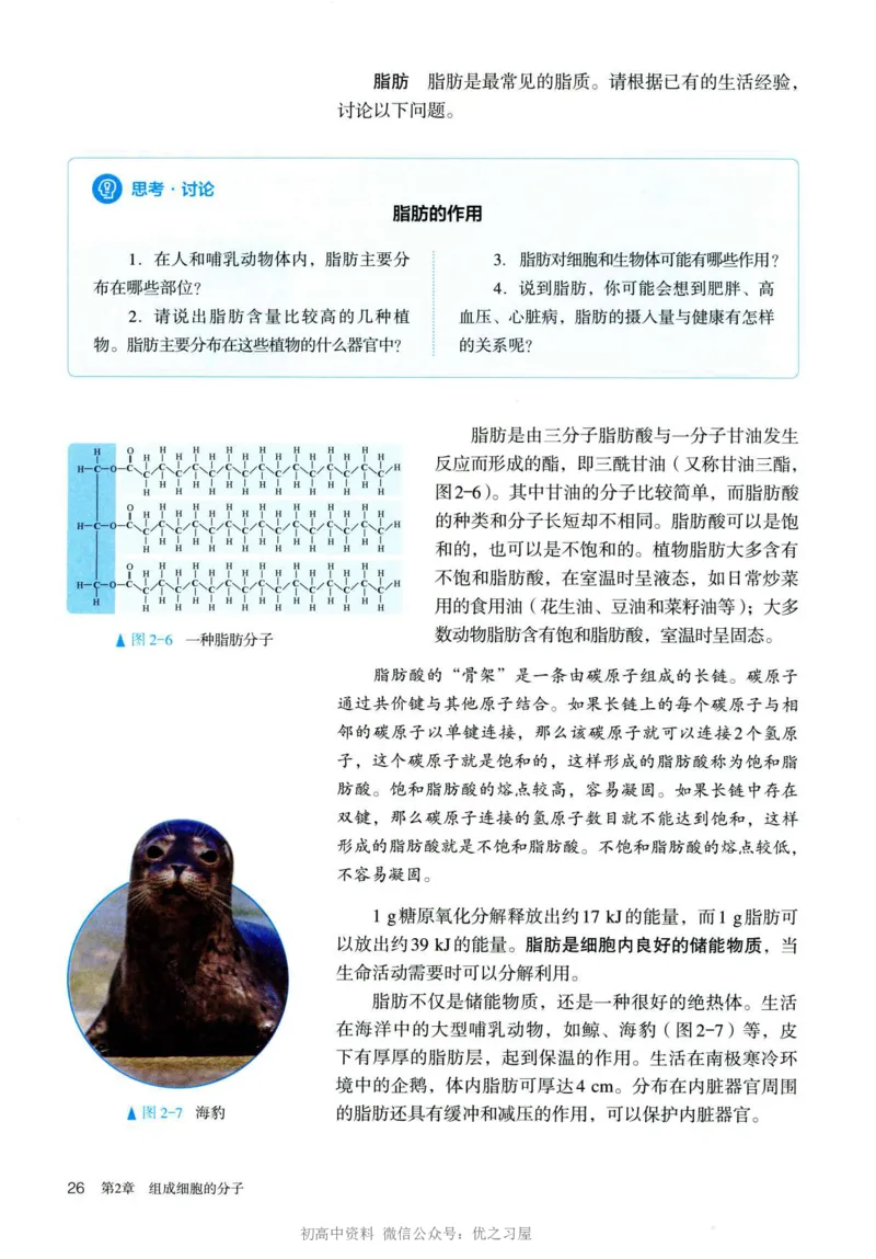 1新人教版高中生物必修1《分子与细胞》_高中三年全科资料_高中各科课本电子教材_06高中生物课本_人教版-生物课本