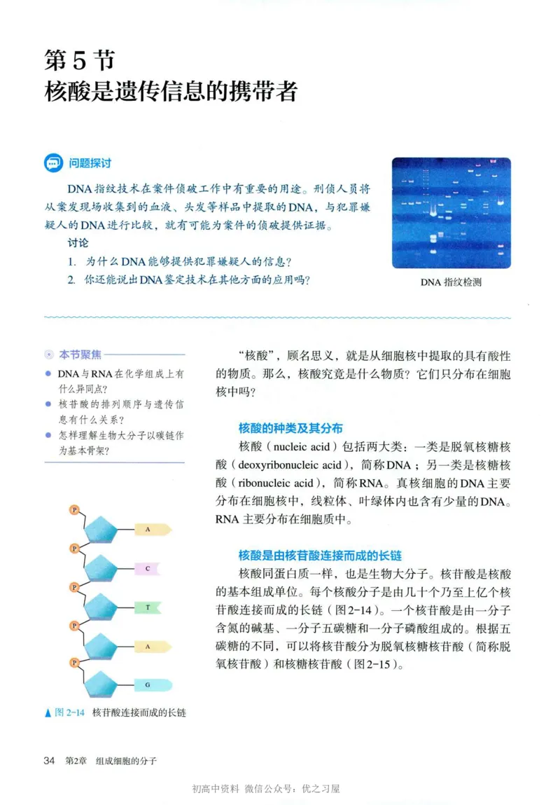 1新人教版高中生物必修1《分子与细胞》_高中三年全科资料_高中各科课本电子教材_06高中生物课本_人教版-生物课本