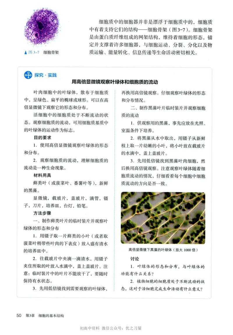 1新人教版高中生物必修1《分子与细胞》_高中三年全科资料_高中各科课本电子教材_06高中生物课本_人教版-生物课本