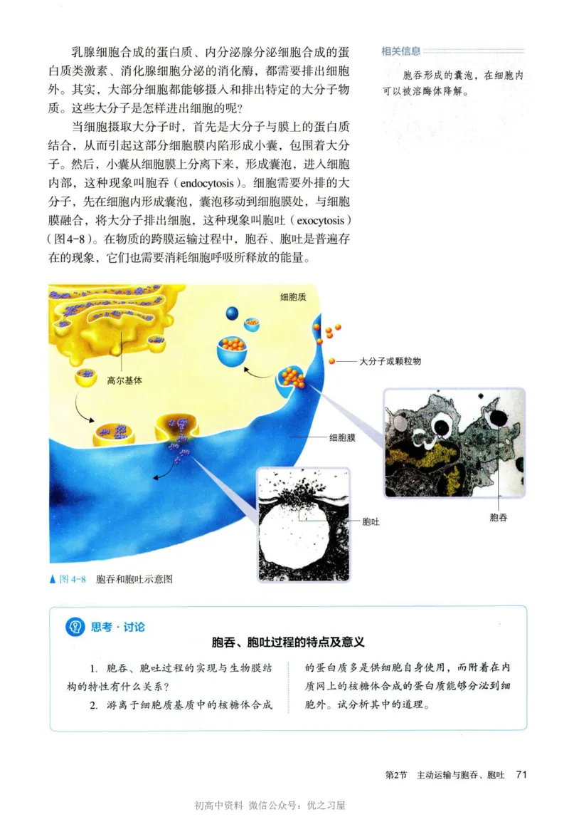 1新人教版高中生物必修1《分子与细胞》_高中三年全科资料_高中各科课本电子教材_06高中生物课本_人教版-生物课本