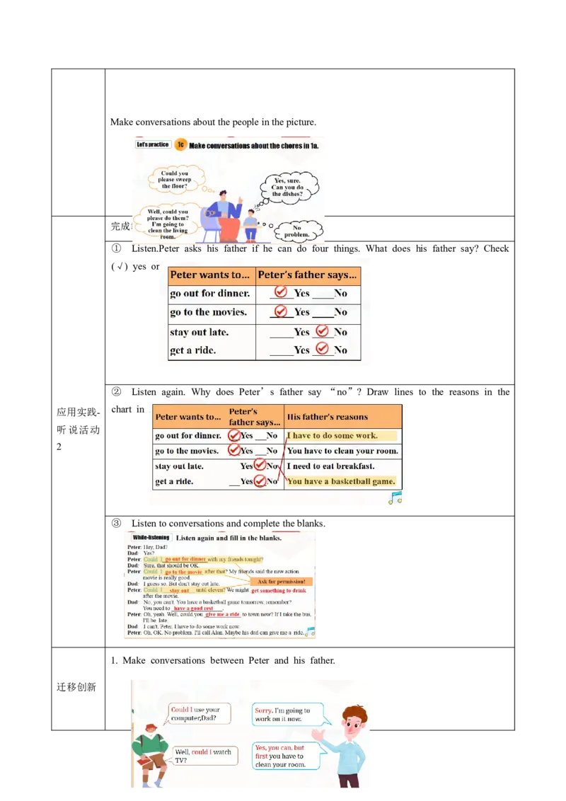 Unit3第1课时(SectionA1a-2c)（导学案）-（人教版）_最新人教版英语八年级下册_旧版（有参考价值）_版本二_八年级英语下册（人教版）_导学案