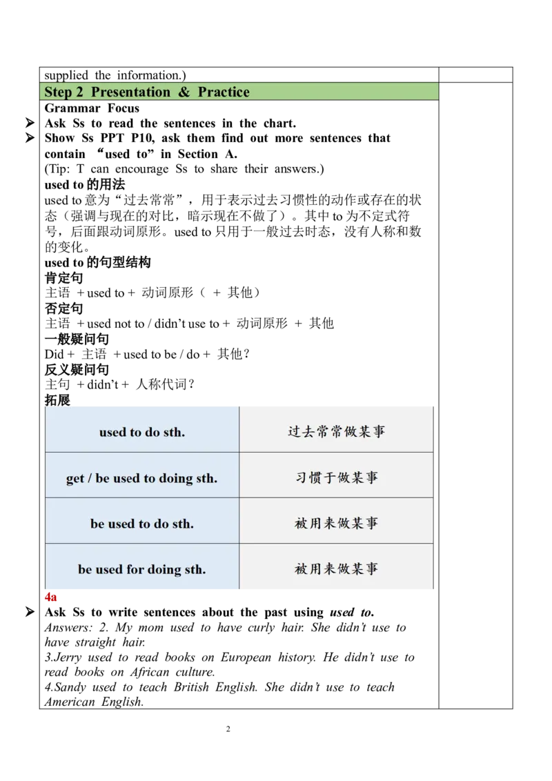 Unit4SectionA（GF-4c）教案_最新人教版英语九年级全册_新更新初中英语9全_05教案（多套）_分课时教案全英_Unit4
