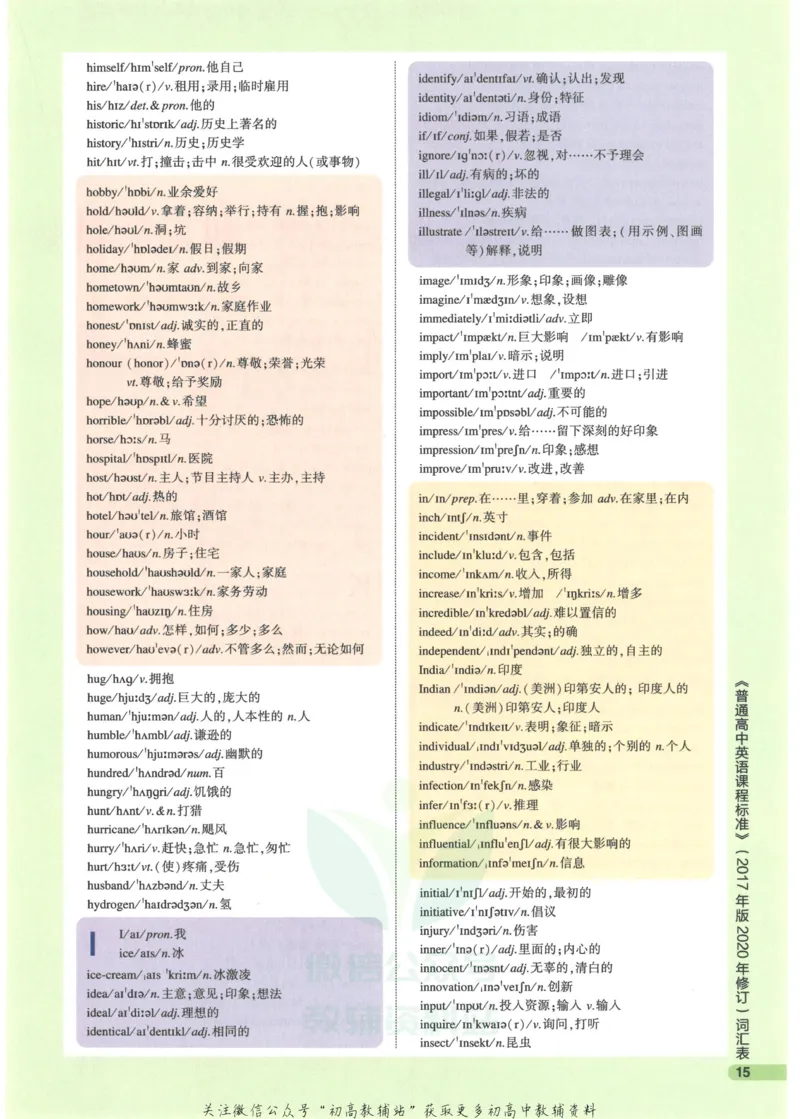 2023版《高中知识清单》英语通用版知识图谱_高中三年全科资料_高中三年全科资料_英语
