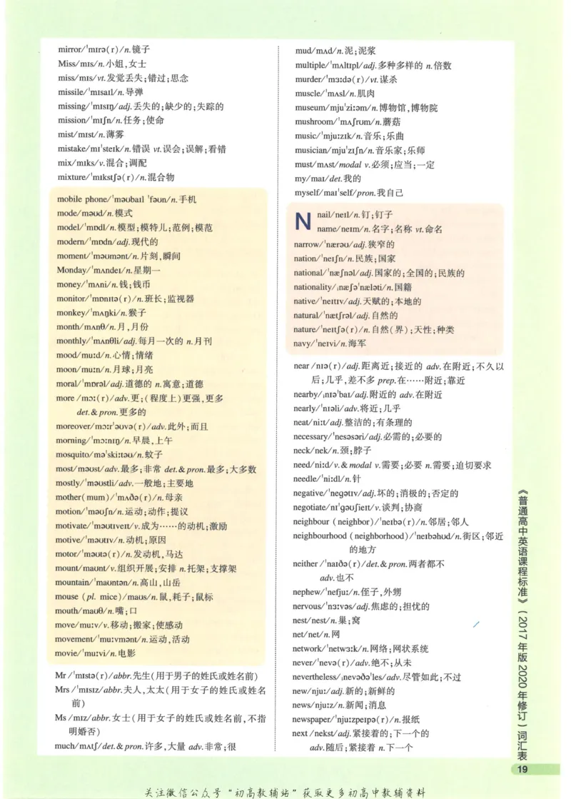 2023版《高中知识清单》英语通用版知识图谱_高中三年全科资料_高中三年全科资料_英语