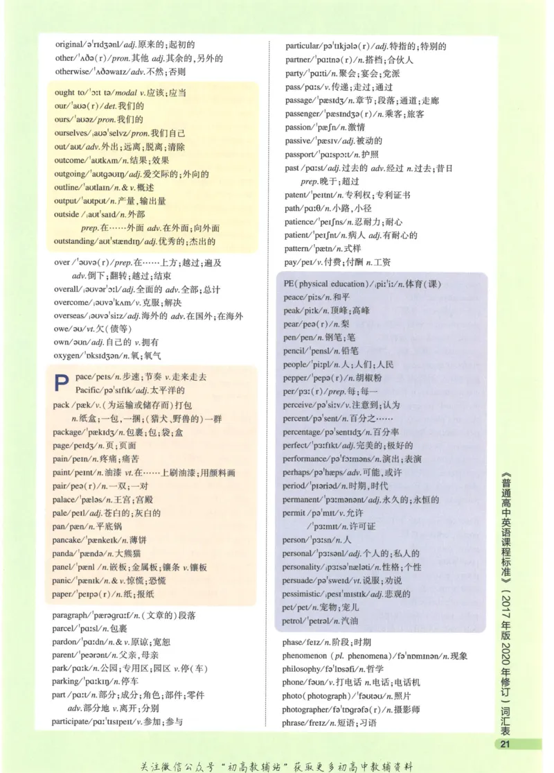 2023版《高中知识清单》英语通用版知识图谱_高中三年全科资料_高中三年全科资料_英语