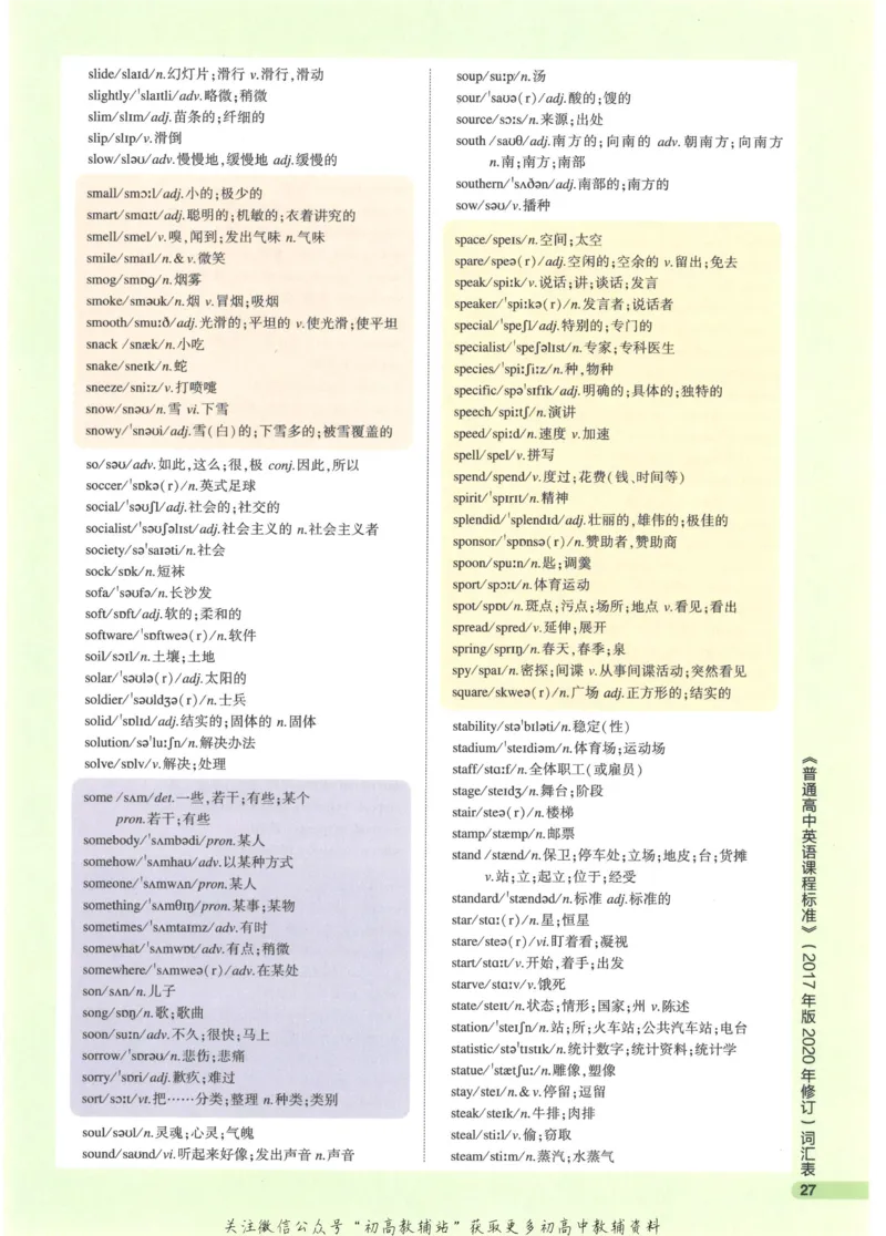 2023版《高中知识清单》英语通用版知识图谱_高中三年全科资料_高中三年全科资料_英语