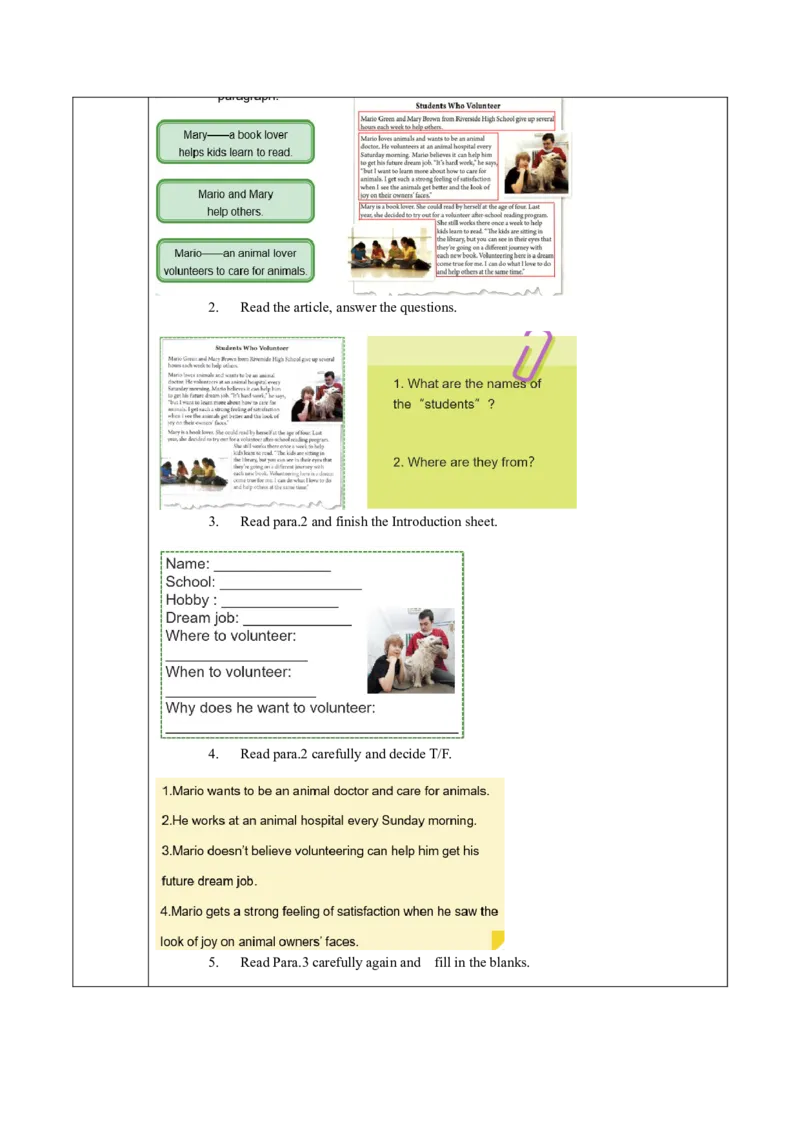 Unit2第3课时SectionA(3a-3c)(导学案)-（人教版）_最新人教版英语八年级下册_旧版（有参考价值）_版本二_八年级英语下册（人教版）_导学案