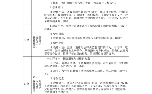 0903六年级道德与法治(统编)感受生活中的法律(第一课时)-教学设计_A493小学道法_人教版小学道德与法治教学资源包_小学道法单独教案方便下载（1-6上下册）（2024秋旧版）