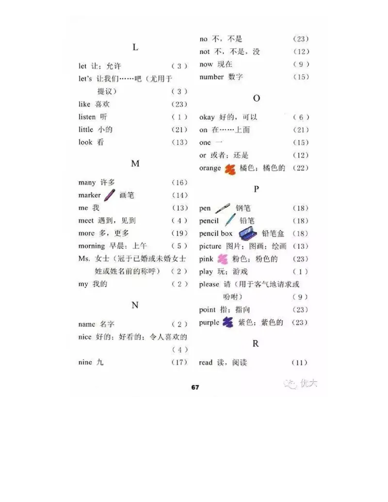 冀教版小学一年级英语上册电子课本(一年级起点)_电子课本_小学电子课本_03英语_新建文件夹_05冀教版_一年级起点