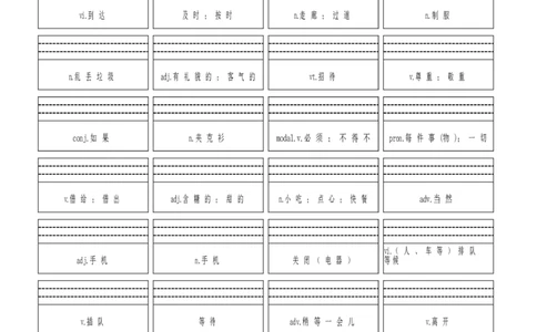 unit2汉译英-框框_最新人教版英语七年级下册_七下英语2025版_05.2025春英语人教7下单词表+默写_Unit2
