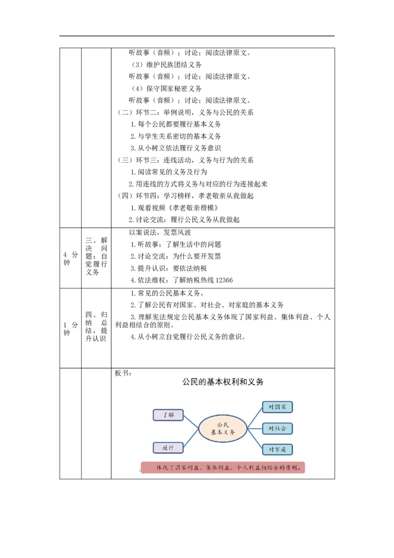 1026六年级道德与法治(统编版)公民的基本权利和义务(第二课时)-1教学设计_A493小学道法_人教版小学道德与法治教学资源包_小学道法单独教案方便下载（1-6上下册）（2024秋旧版）