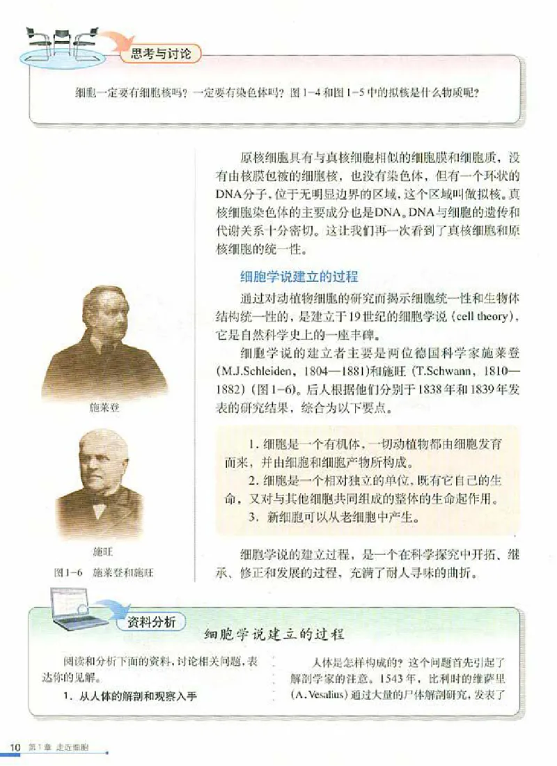 人教版高中生物必修1分子与细胞_电子课本_最新版高中全科高清电子课本_6高中生物课本_人教版