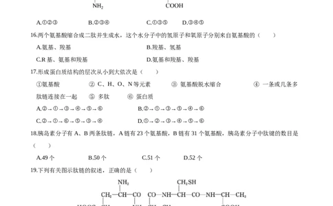 江苏省盐城市五校联考2025-2026学年高一上学期10月第一次联考试题生物Word版含答案_2025年10月高一试卷_251026江苏省盐城市五校联考2025-2026学年高一上学期10月第一次联考试题（全）