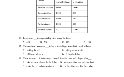 Unit3第1课时(SectionA1a-2c)（分层作业）（原卷版）_最新人教版英语八年级下册_旧版（有参考价值）_版本二_八年级英语下册（人教版）_分层作业