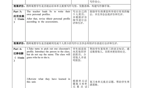 Unit1（第5课时SectionBProject）（教学设计）_最新人教版英语七年级上册_英语7上最新改版_01.英语7上-教案+PPT课件+分层作业+导学案第1套