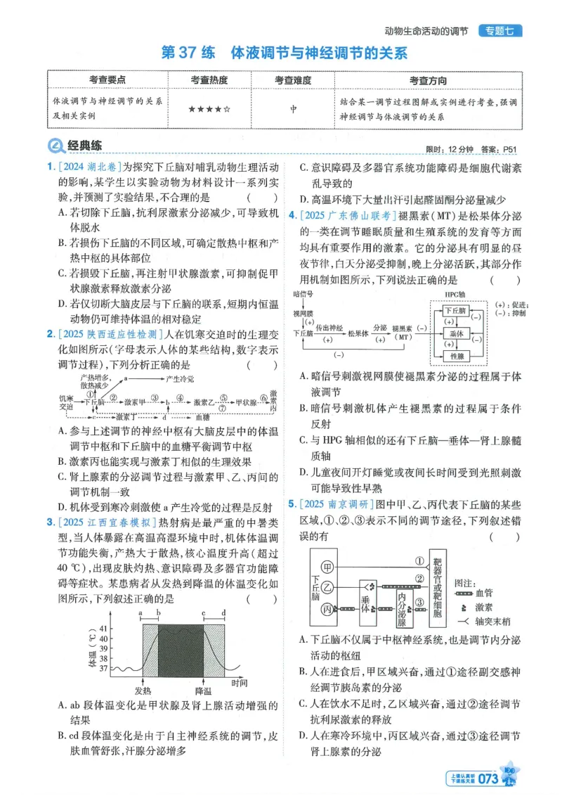 1小题狂练册新高考&middot;生物_高中三年全科资料_高中_高中1_2026版天星教育《金考卷-小题狂练》新高考九科全套首发_2026版金考卷小题狂练生物（新高考单选）