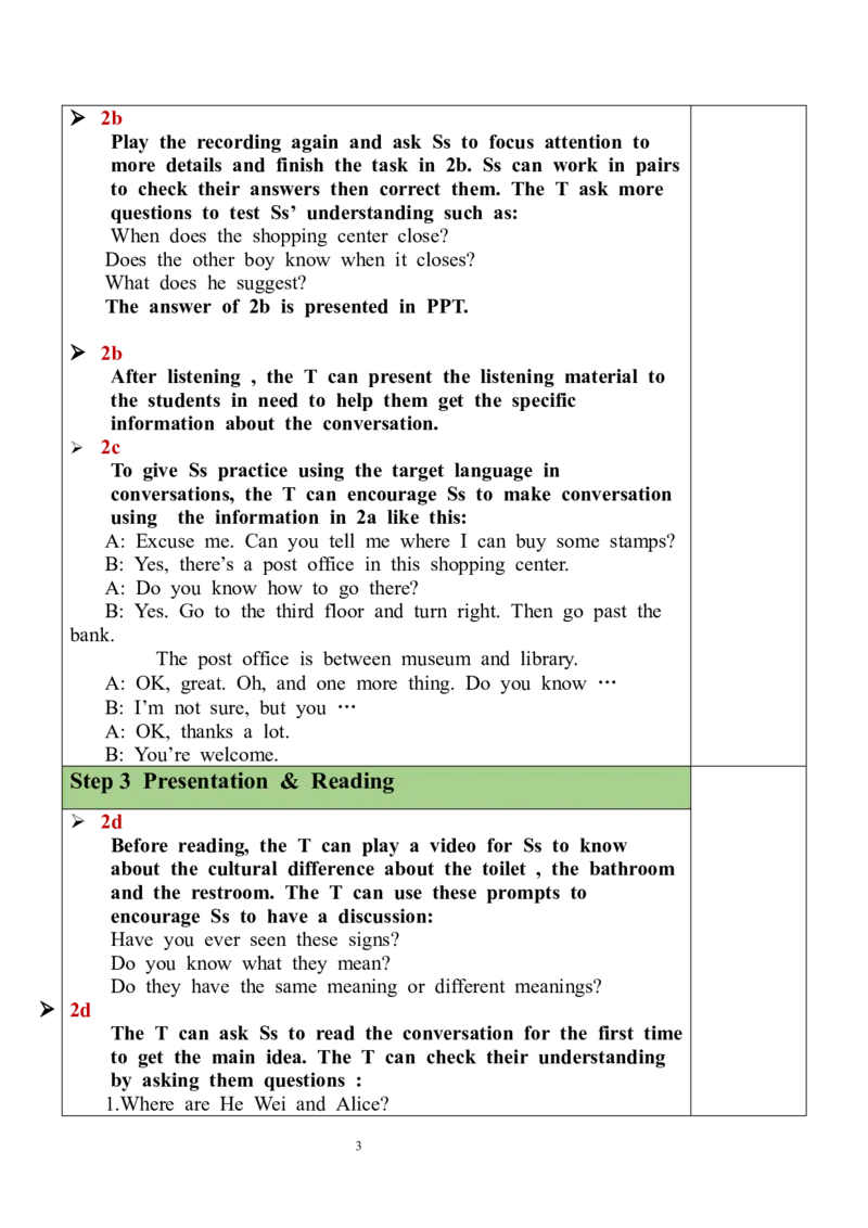 Unit3SectionA（2a-2d）教案_最新人教版英语九年级全册_新更新初中英语9全_05教案（多套）_分课时教案全英_Unit3