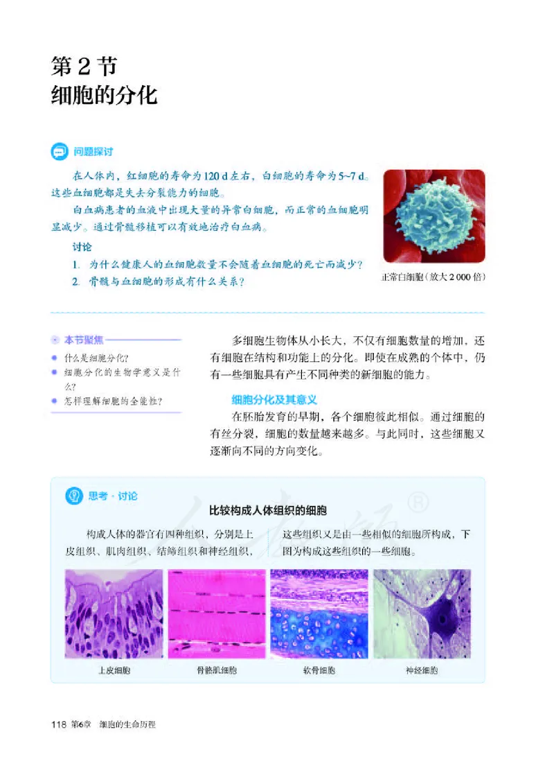 人教版生物必修1_电子课本_最新版高中全科高清电子课本_6高中生物课本_2019新人教版