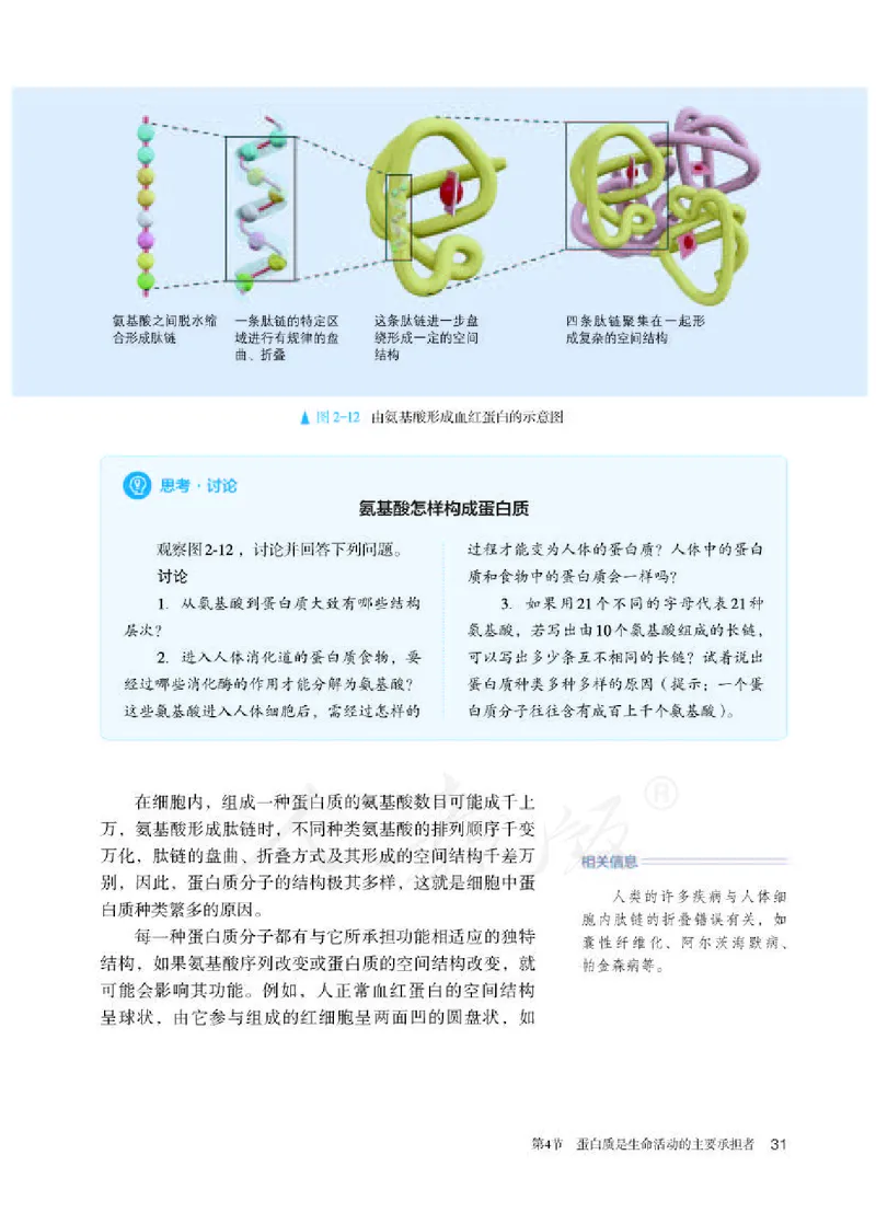 人教版生物必修1_电子课本_最新版高中全科高清电子课本_6高中生物课本_2019新人教版